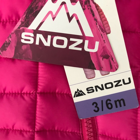 🆕 Snozu infant Snowsuit, Pink Ombré, 3/6 Months - Picture 4 of 4
